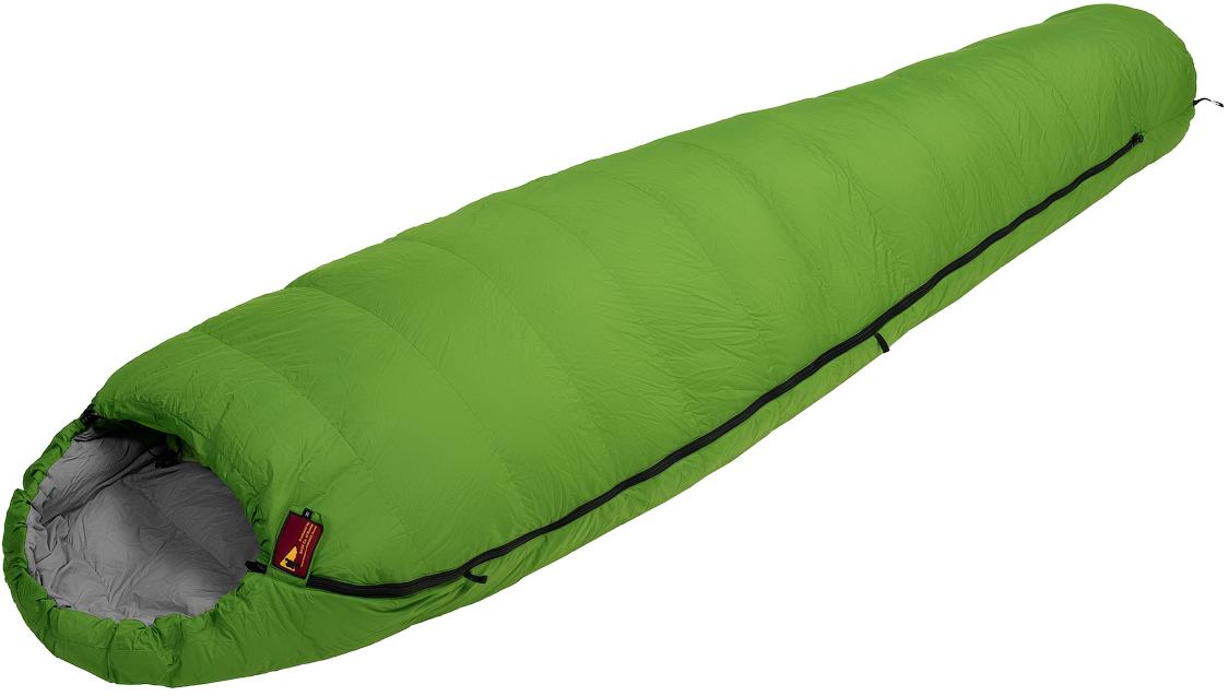 Спальник BASK Trekking V2-S зеленый/темно-серый