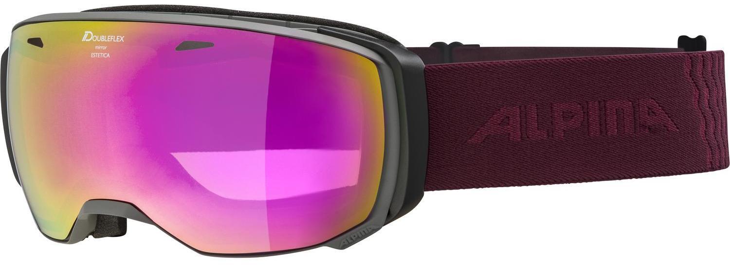 Очки горнолыжные Alpina 2019-20 Estetica HM Grey/Cassis/Pink sph.