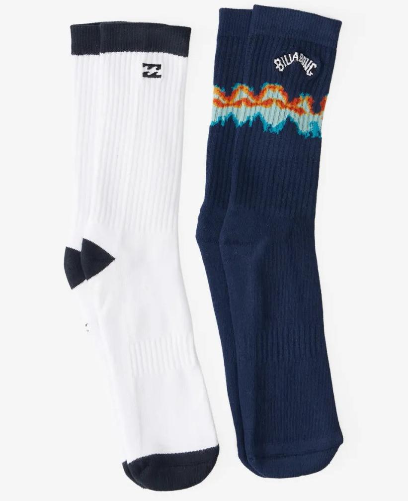 Носки BILLABONG Tie Dye Crew Sock Navy