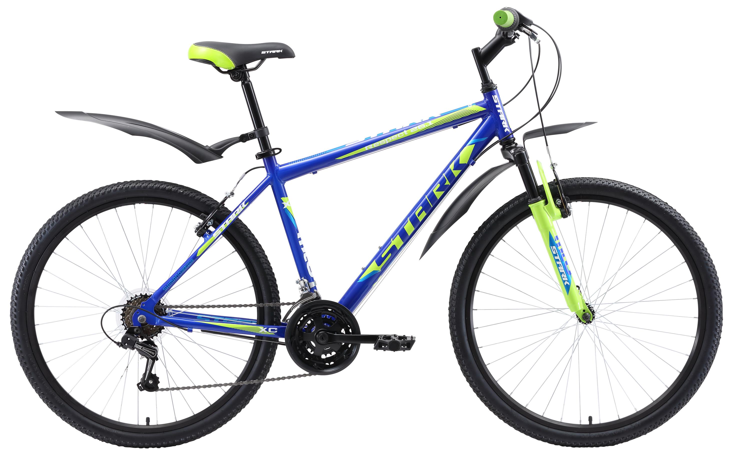 

Велосипед Stark Respect 26.1 V 2018 Blue/green/голубо