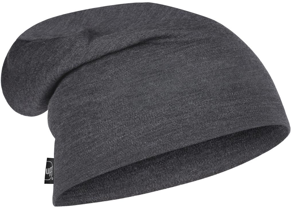 Шапка Buff Merino Heavyweight Hat Solid Grey