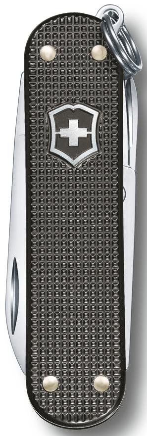 Нож Victorinox брелок Classic Alox LE 2022, 58 мм, 5 функций серый