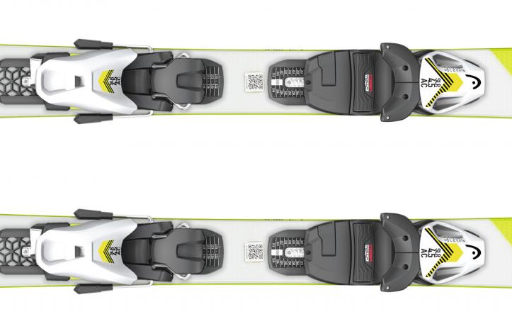 Горные лыжи с креплениями HEAD 2019-20 Supershape SLR Pro + SLR 4.5 GW AC Brake 74 [I] White/Neon Yellow