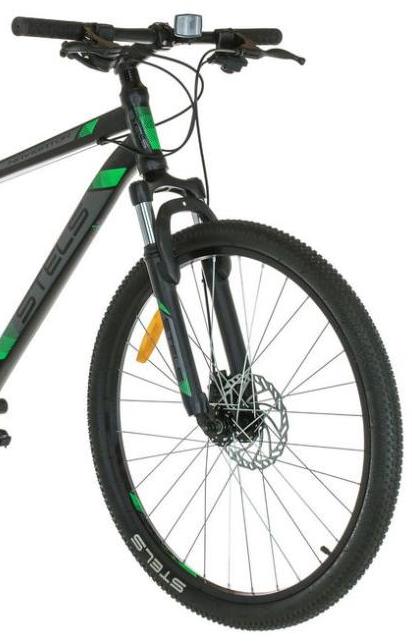 Велосипед Stels Navigator 900 MD 29 F010 2020 Черный/Зеленый