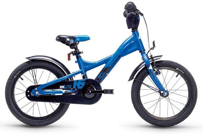 Велосипед Scool XXLite 16 Alloy 2018 Blue/Black matt