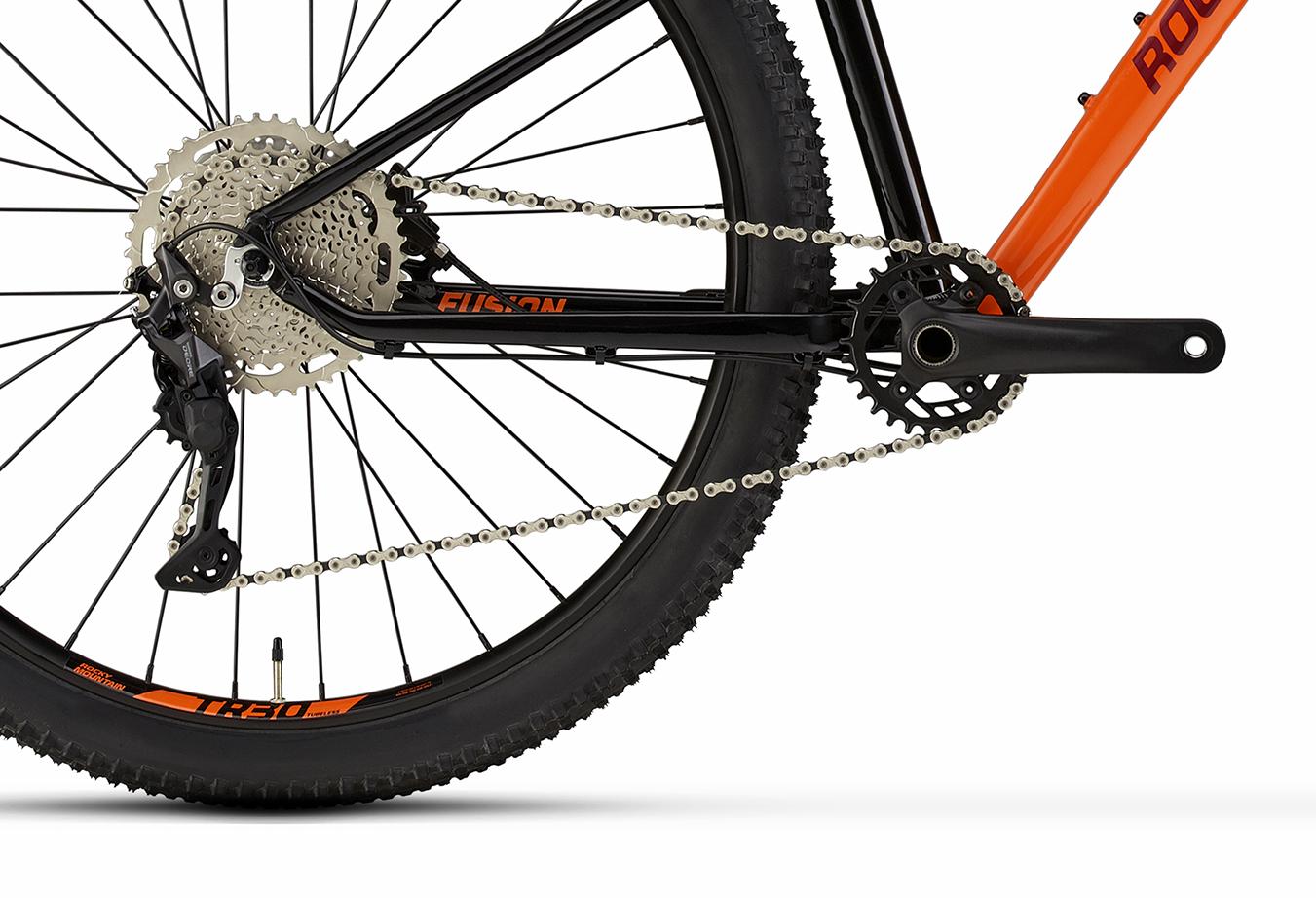 Велосипед Rocky Mountain Fusion 30 C2 2021 Black/Orange