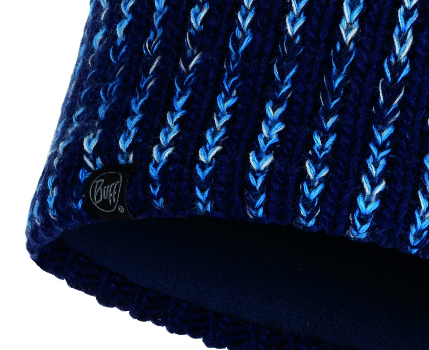 Шапка Buff KNITTED & POLAR HAT IVER MEDIEVAL BLUE