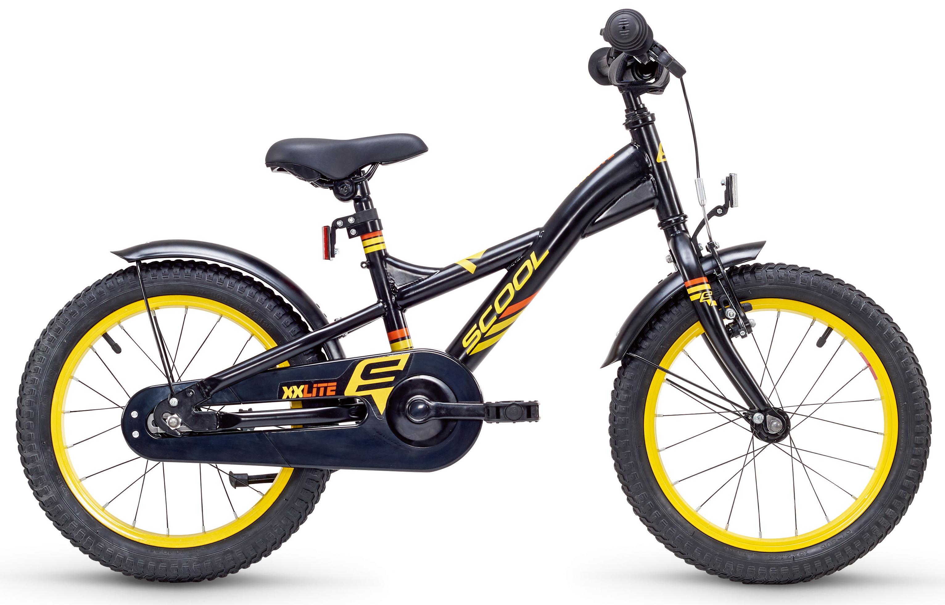 

Велосипед Scool Xxlite Steel 16 2018 Black/yellow