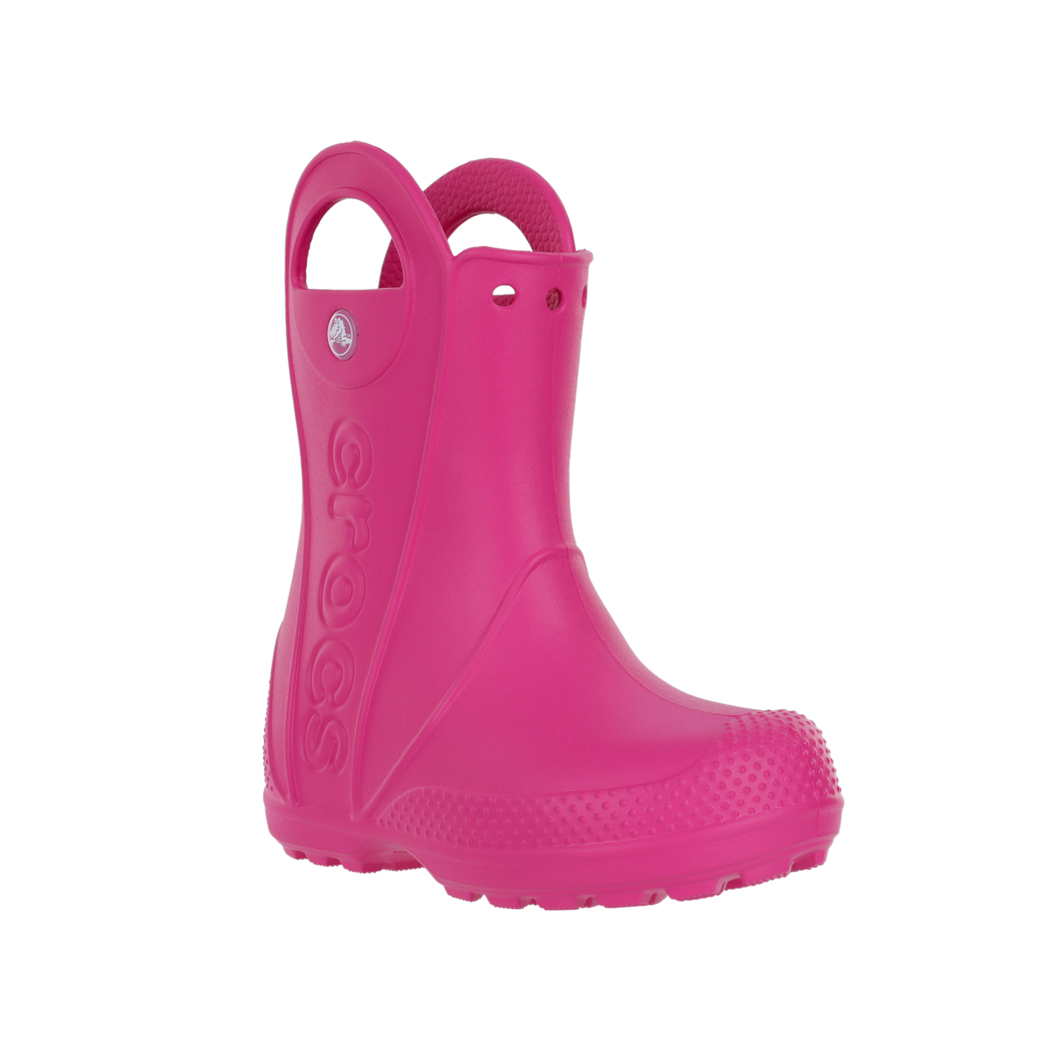 Сапоги резиновые Crocs Rain Boot K Candy Pink