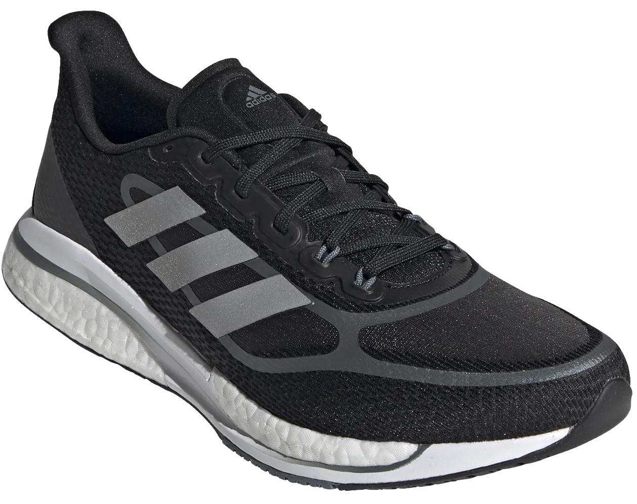 Беговые кроссовки Adidas Supernova + M Core Black/Silver Metallic/Blue Oxi