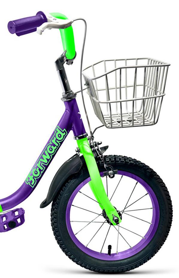 Велосипед Forward Barrio 14 2019 Фиолетовый