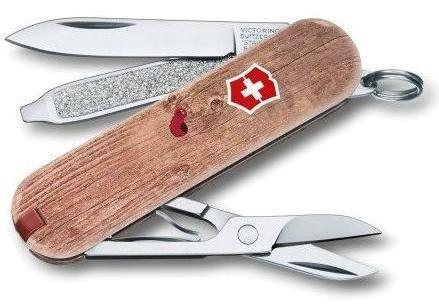 Нож Victorinox Classic LE2017 &quot;Woodworm&quot; (0.6223.L1706) 58мм 7функций дерево