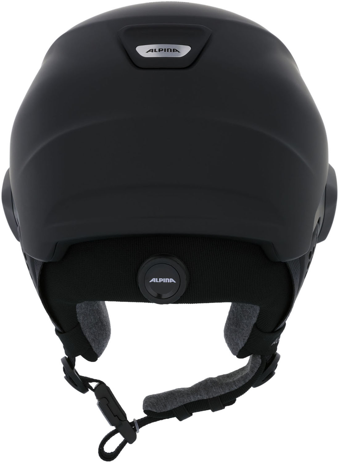 Шлем с визором ALPINA Alto Q-Lite Black Matt (Gold Mirror)