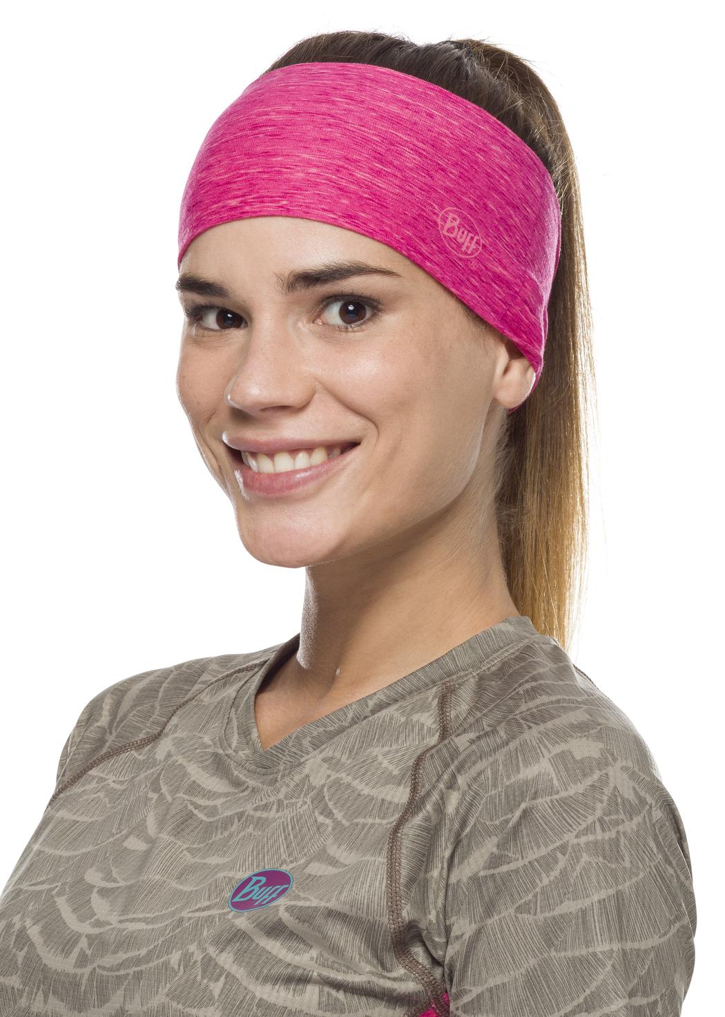 Повязка Buff TapeRed Headband Flash Pink Htr