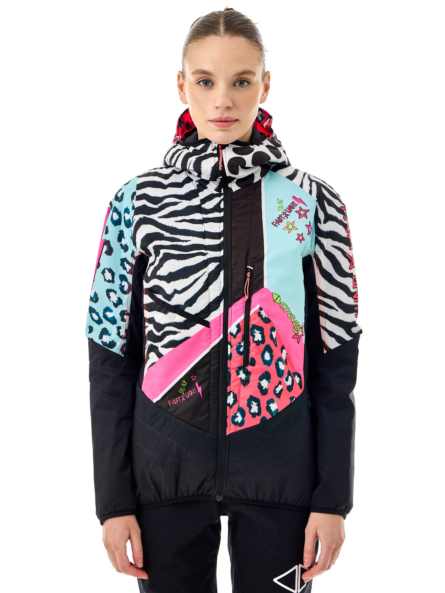 Куртка женская Crazy Idea Oxygen Black Zebra