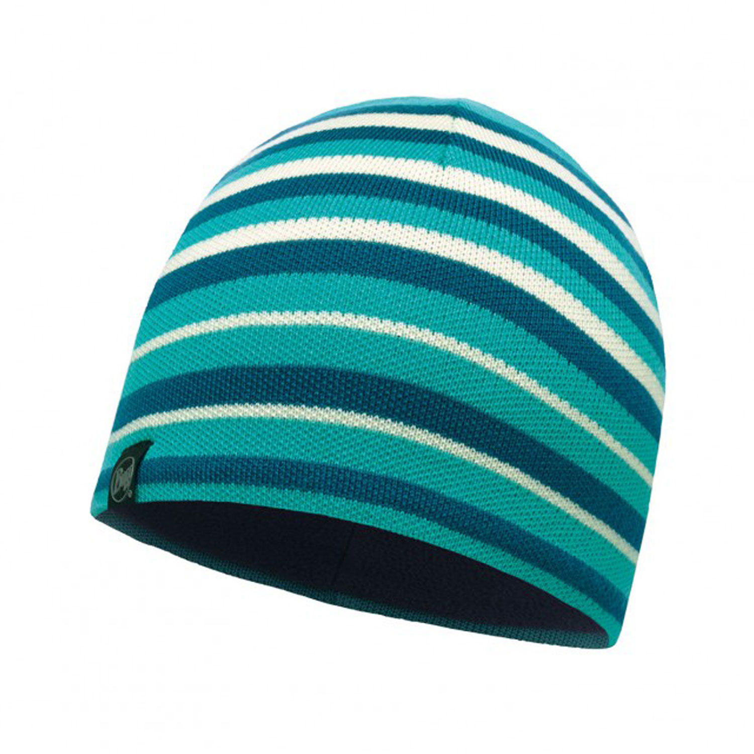 Шапка Buff Knitted & Polar Hat Laki Stripes Lake Blue