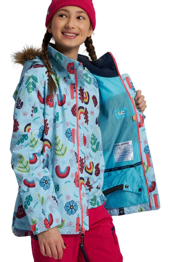 Куртка сноубордическая детская BURTON 2020-21 Bennett Embroidered Floral