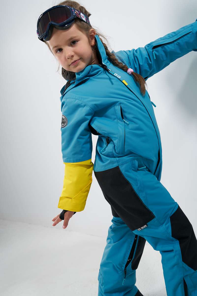 Комбинезон сноубордический детский COOL ZONE Kit лазурный