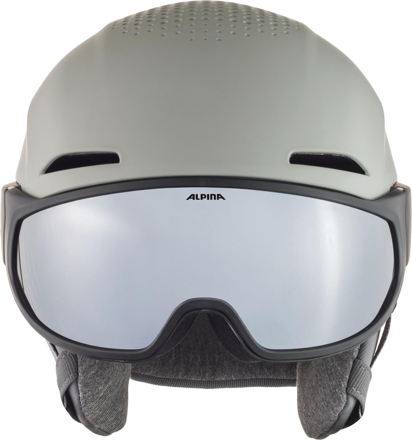 Шлем с визором ALPINA Alto Q-Lite Moon-Grey Matt