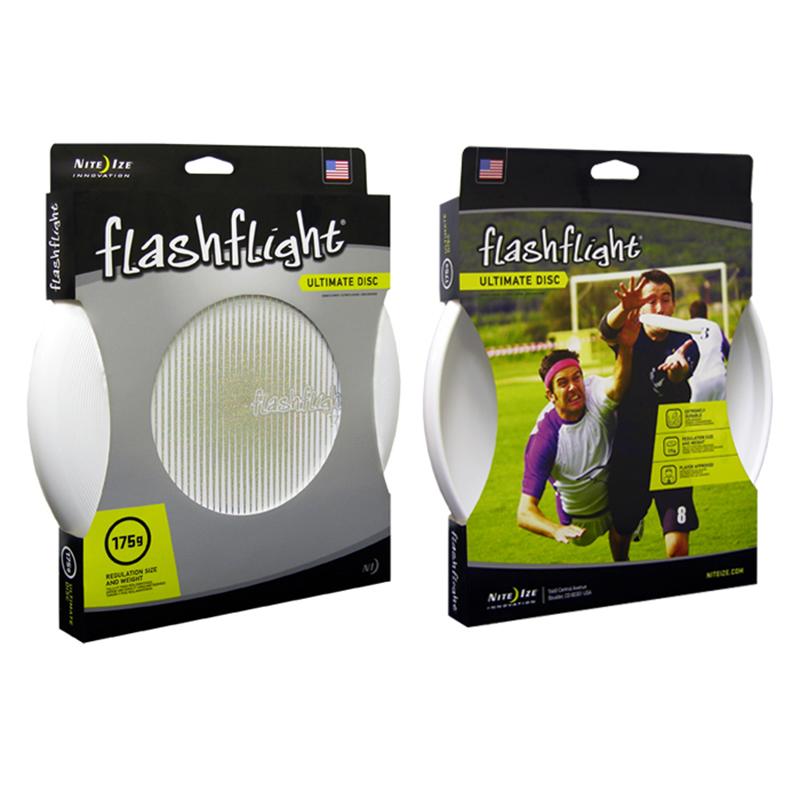 Летающий диск Nite Ize Flashflight Ultimate Disc - White/Holographic Foil Stamp Design