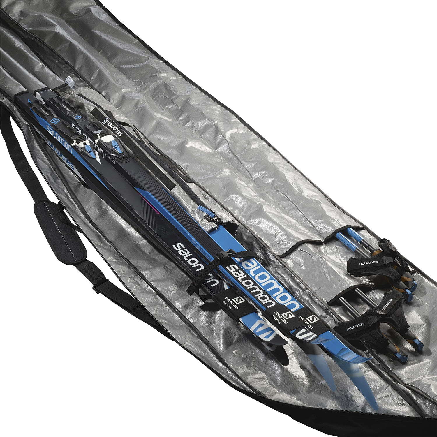 Чехол для беговых лыж SALOMON Nordic 3 Pairs 215 Pro Sl Black