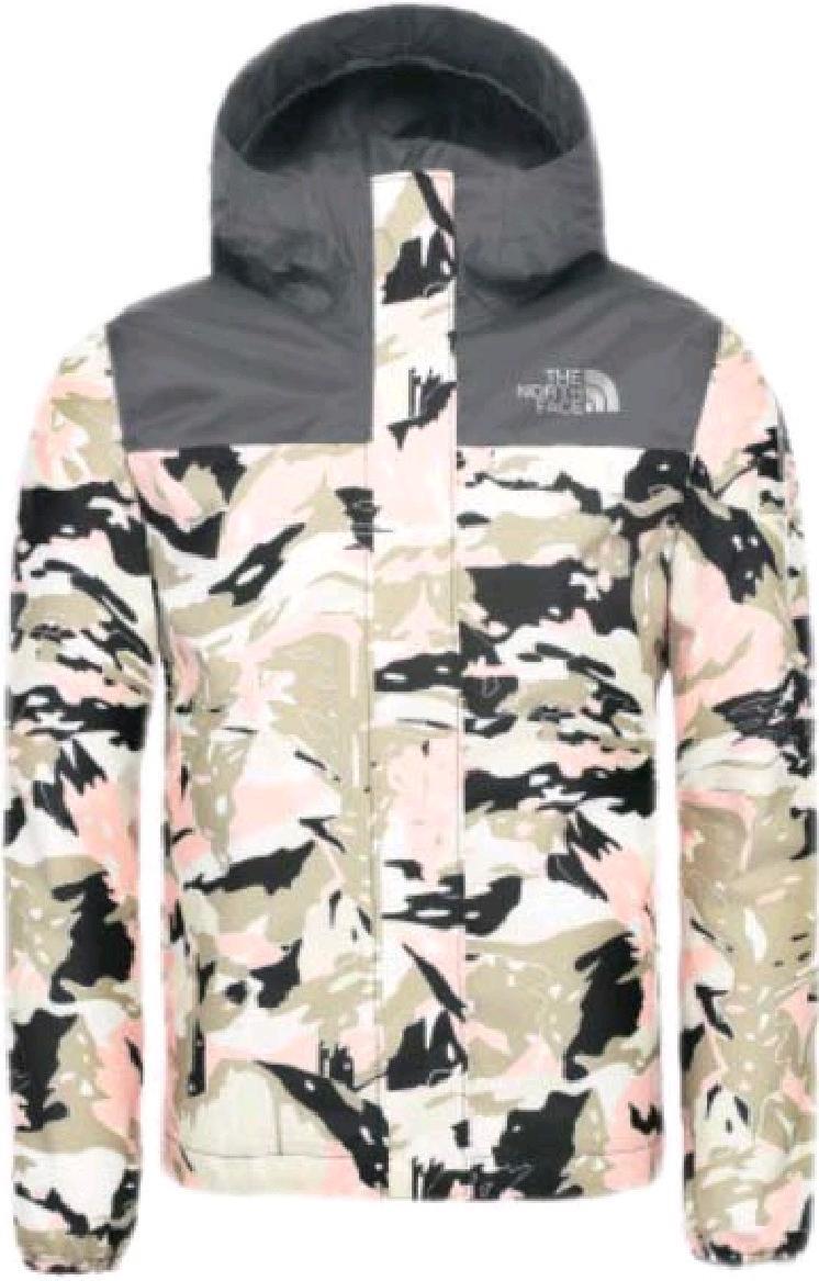 Куртка для активного отдыха детская The North Face 2020 Girl’s Resolve Reflective Impatiens Pink Valley Block Print