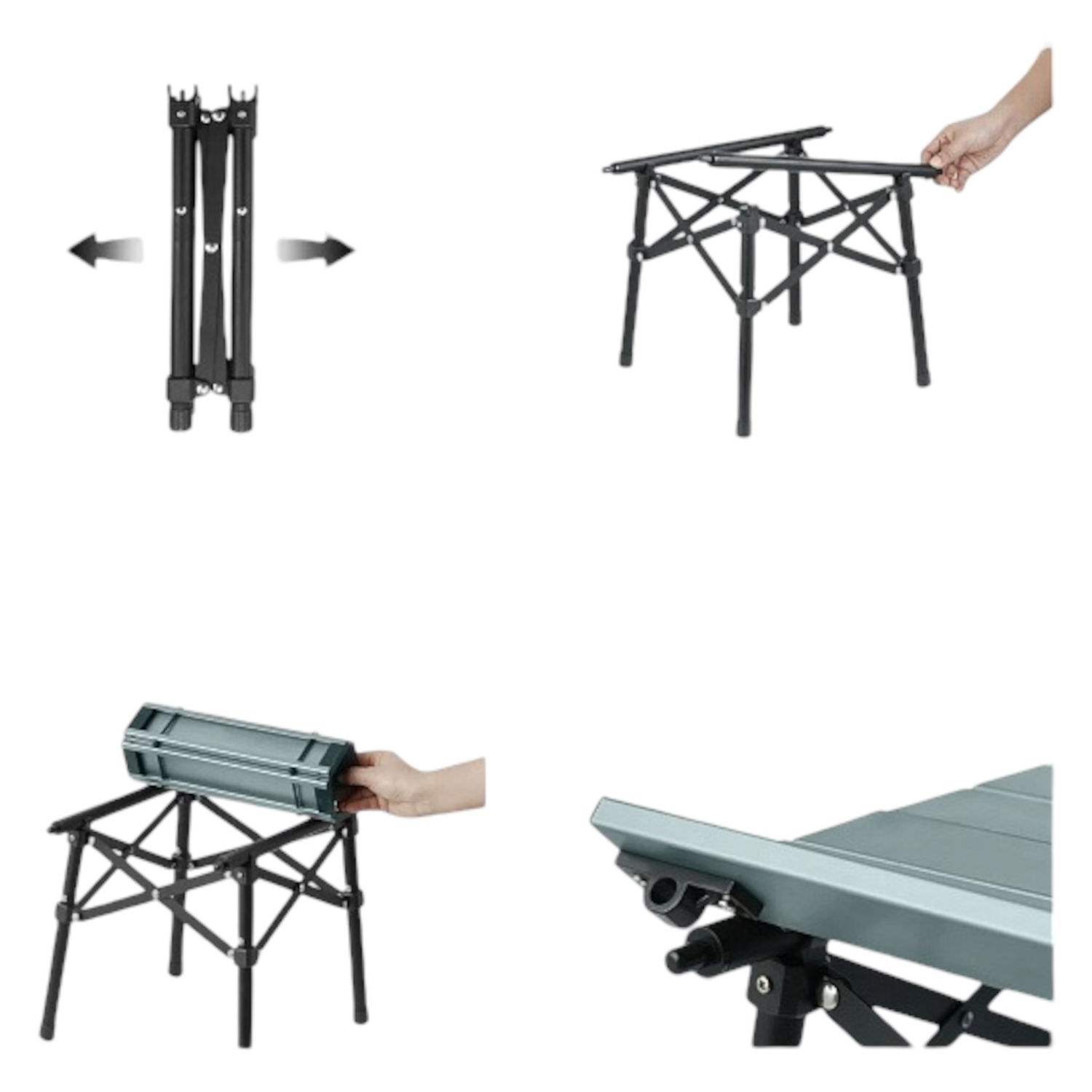 Стол Naturehike Yamami Y01 Portable Folding Table 41 M Titanium