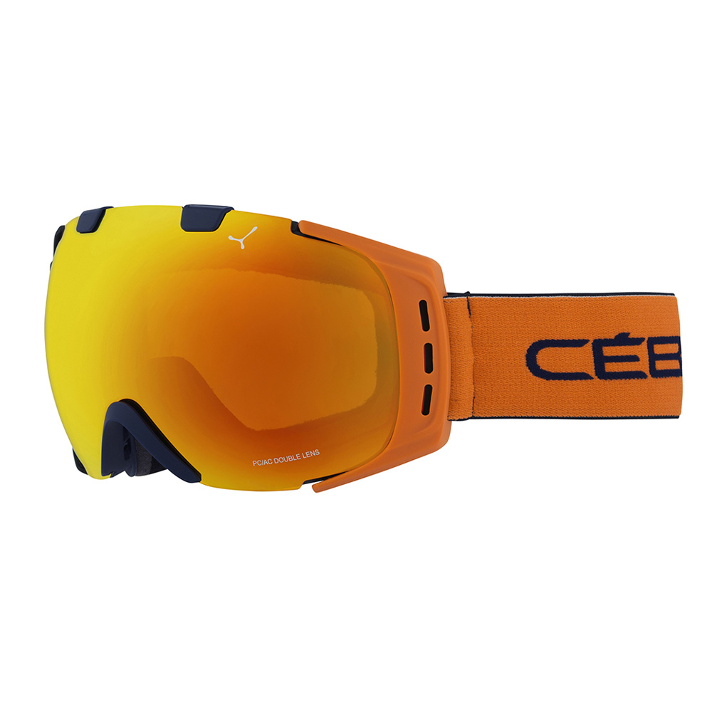 

Очки Горнолыжные Cebe 2017-18 Origins Cat. S2 Blue & Orange Orange Flash Fire