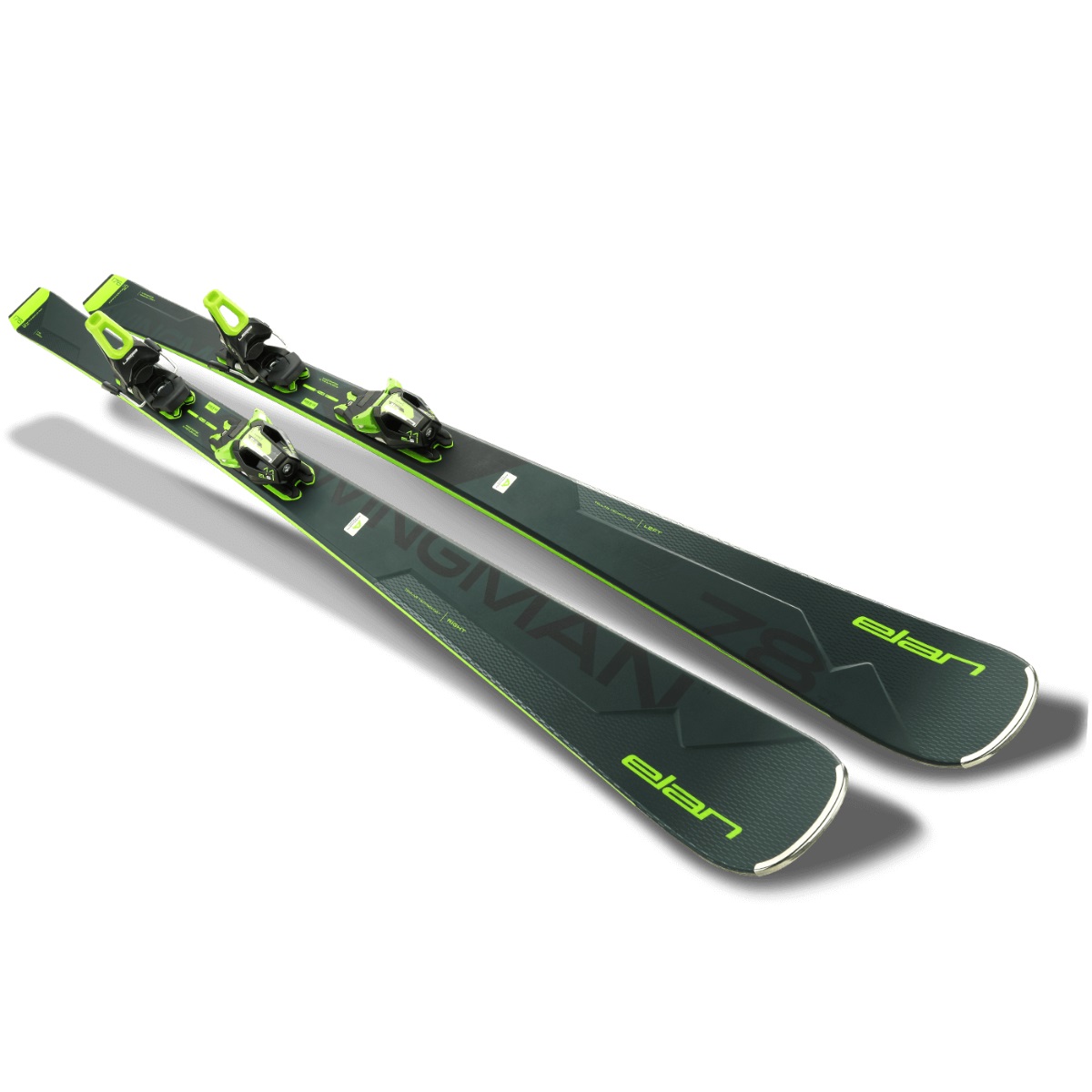 Горные лыжи с креплениями ELAN 2020-21 Wingman 78Ti PowerShift + ELS 11 Shift Black/Green