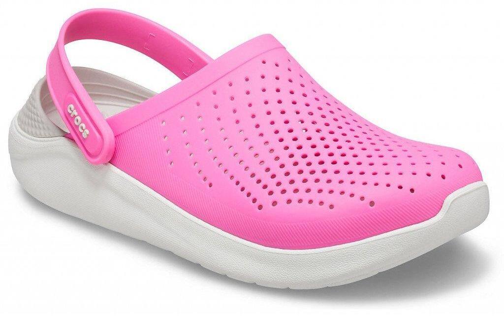 crocs in pink