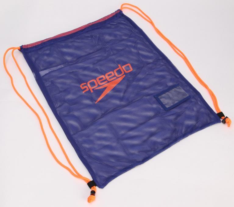 Мешок для аксессуаров Speedo Equipment Mesh Bag Голубой/Оранжевый