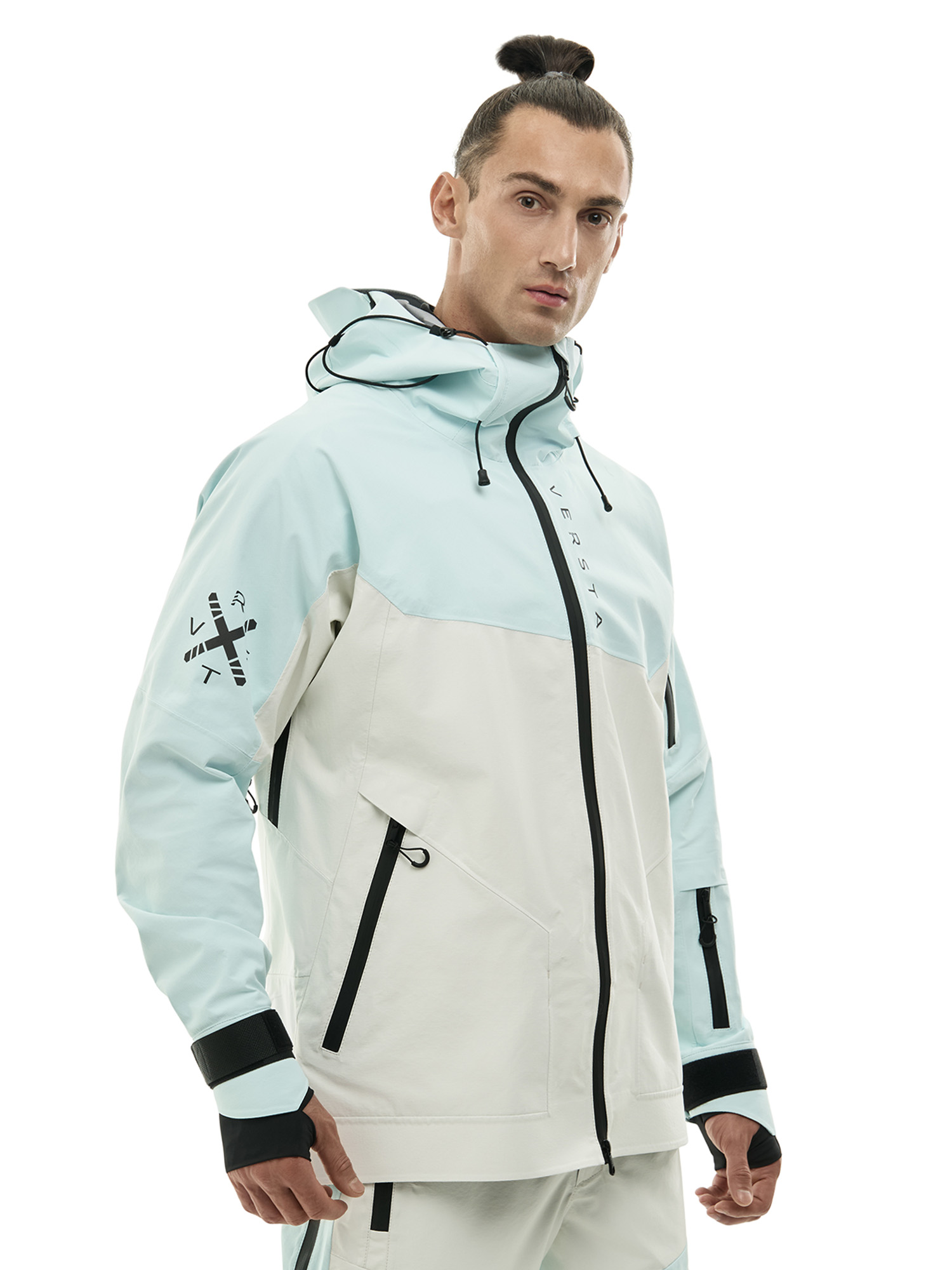 КурткасноубордическаяVERSTAProБелый/Голубой