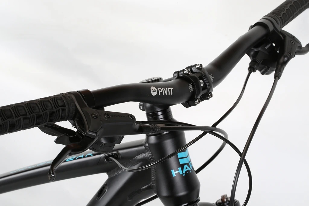 Велосипед Haro Double Peak 29 Sport 2020 черный/голубой
