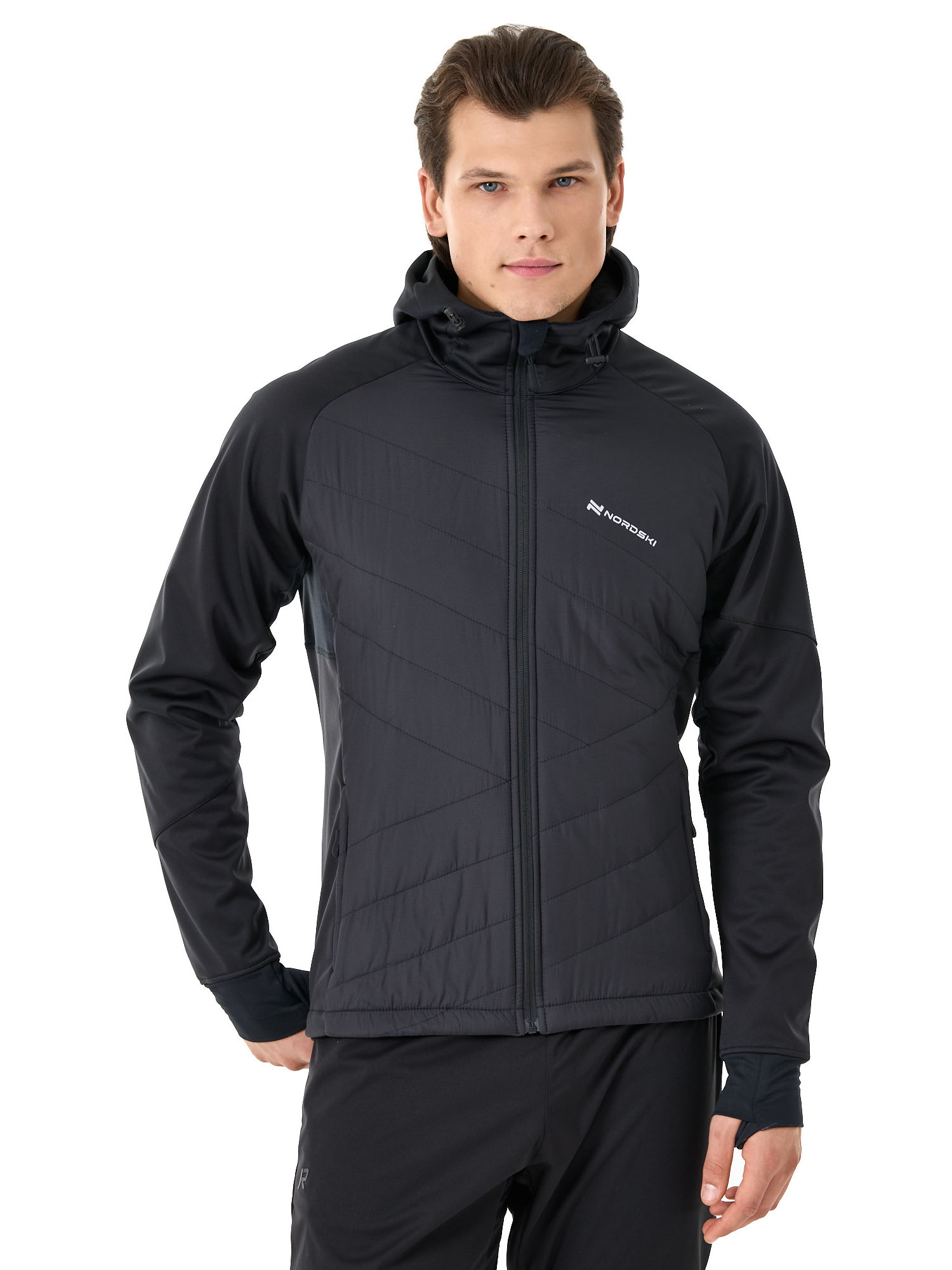 КурткабеговаяNordskiHybridHoodBlack