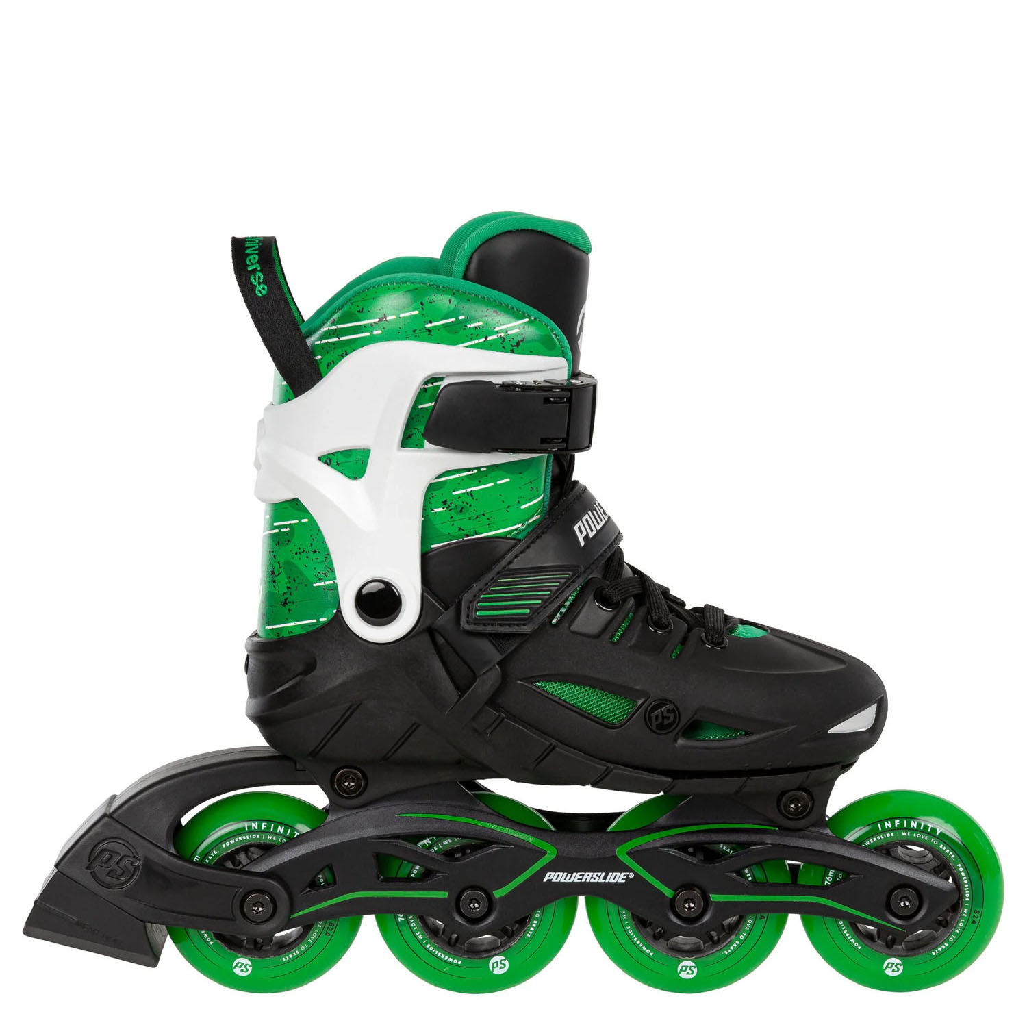 Роликовые коньки Powerslide Universe 4W Green