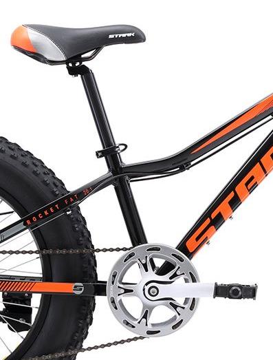 Велосипед Stark Rocket Fat 20.1 D 2018 black/orange