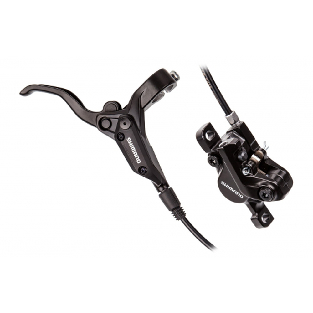 Тормоз Дисковый Shimano 2018 M396, Bl(Лев)/br(Пер.), Пласт. Кол., 1000Мм, Цв. Черный