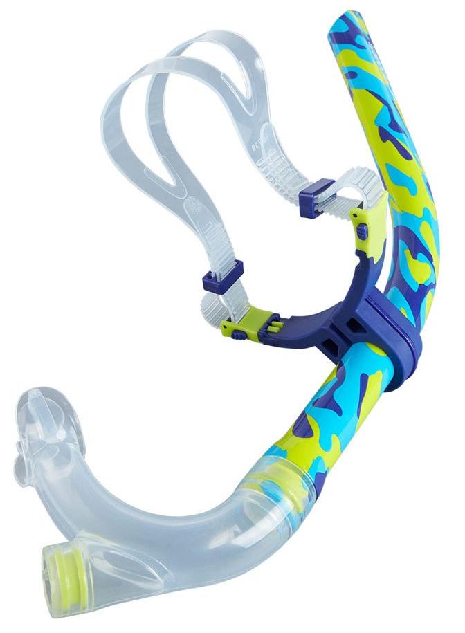 Трубка Speedo Center Snorkel трубка для плав. Голубой/Зеленый