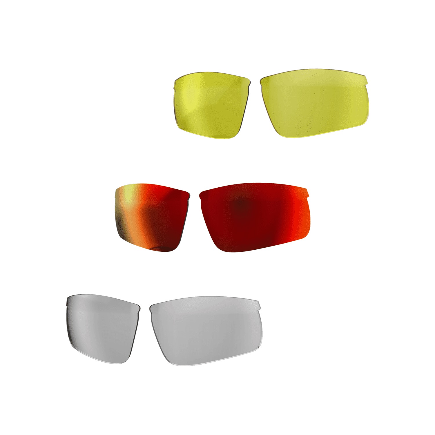 Очки солнцезащитные BBB 2020 Impress Small Glossy Magenta/Red MLC + Yellow + Clear