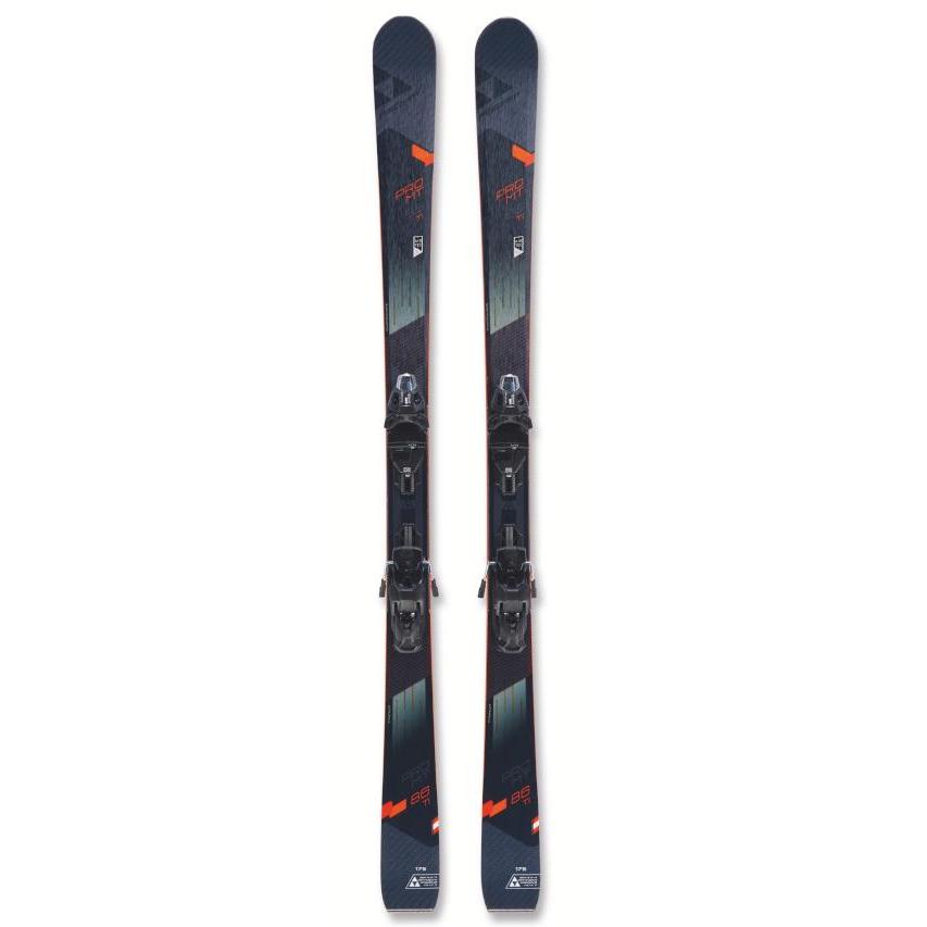 Горные лыжи с креплениями Fischer 2018-19 PRO MT 86 TI TWIN POWERRAIL \ MBS 12 POWERRAIL BRAKE 85 [F] черн.