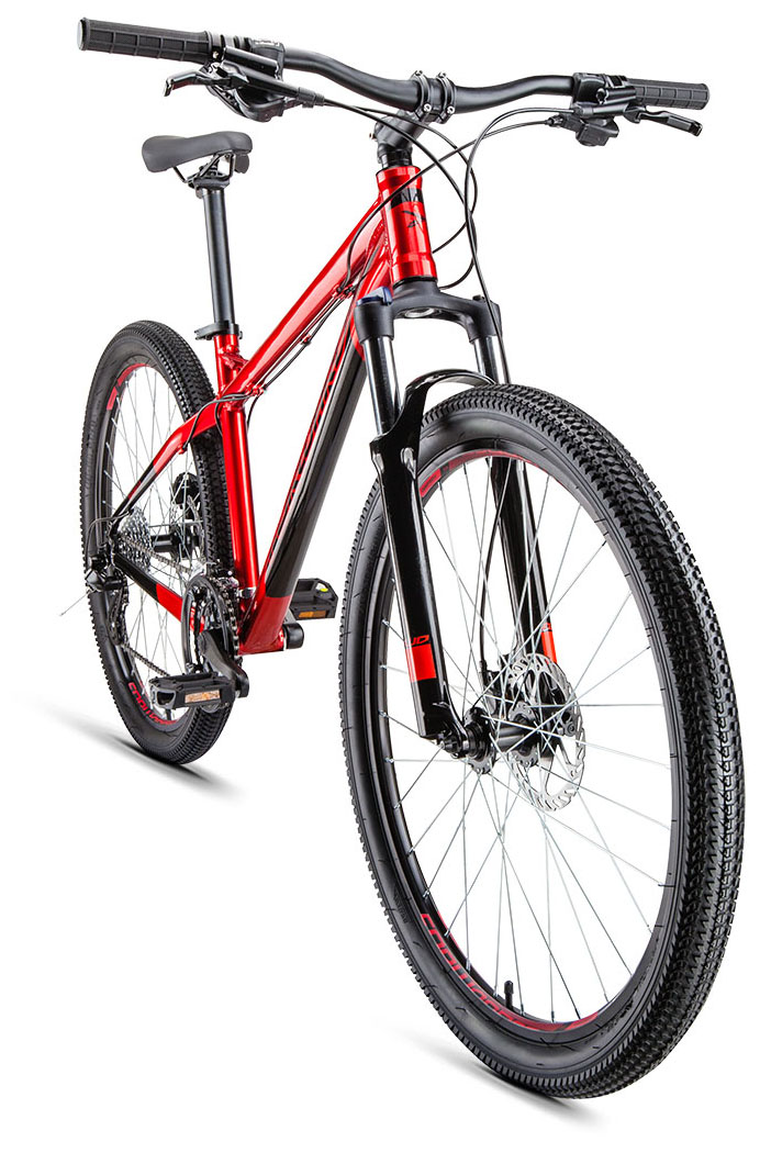 Велосипед Forward Quadro 27,5 3.0 disc 2020 красный