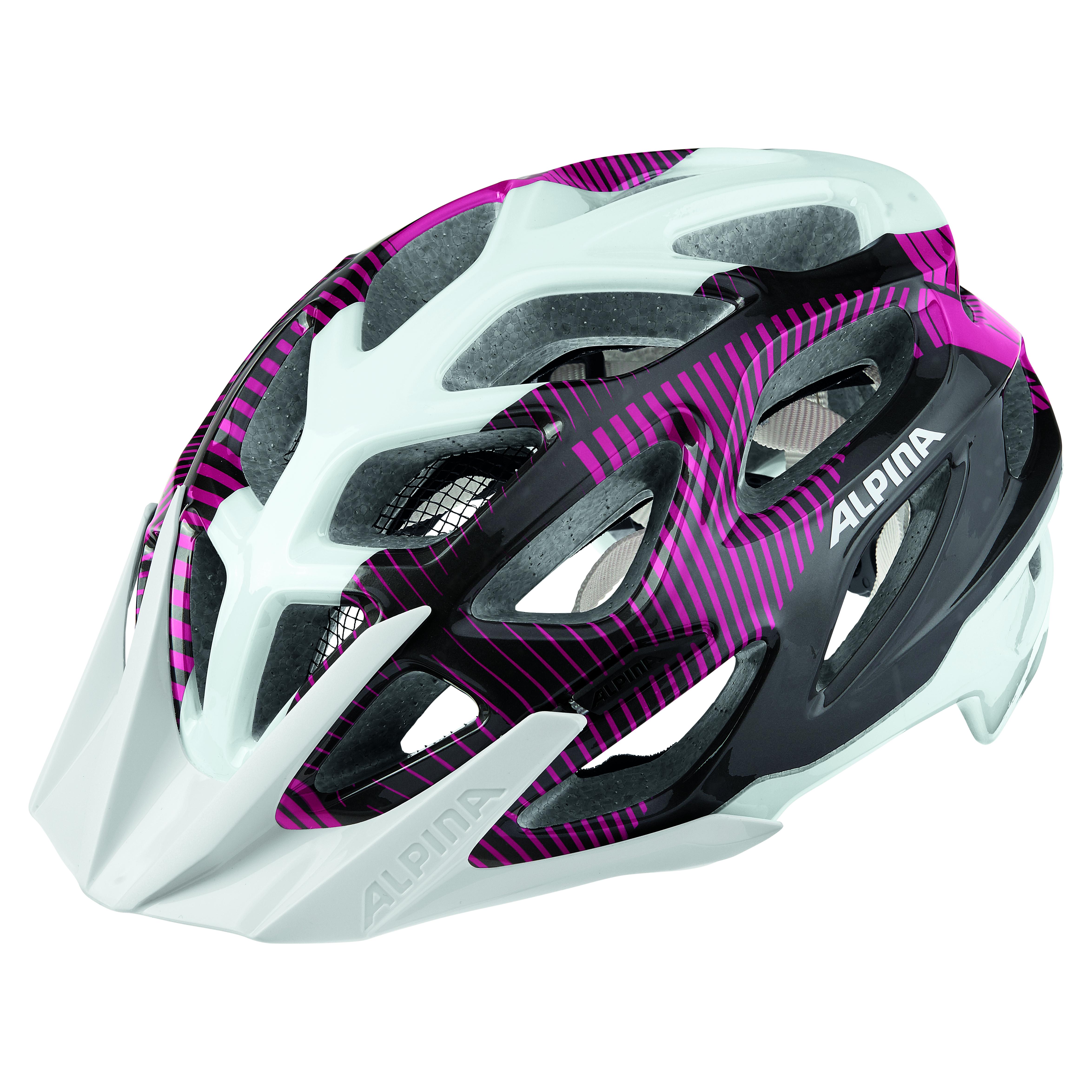 

Велошлем Alpina 2018 Mythos 3.0 White-Purple-Titanium