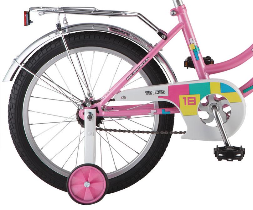 Велосипед Novatrack Tetris 16 2019 розовый