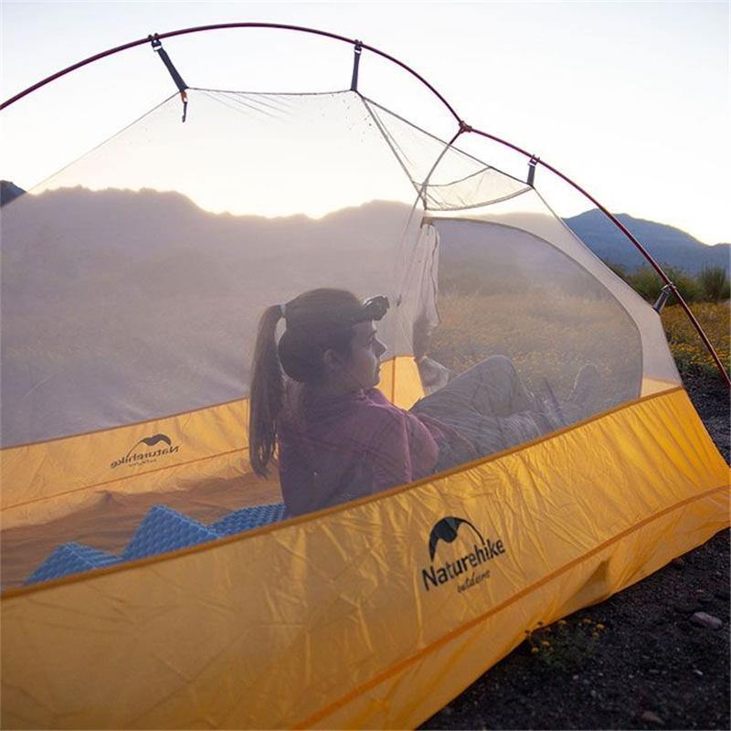 Палатка Naturehike Cloud Up 2 10D Superlight Professional Tent Grey/Yellow