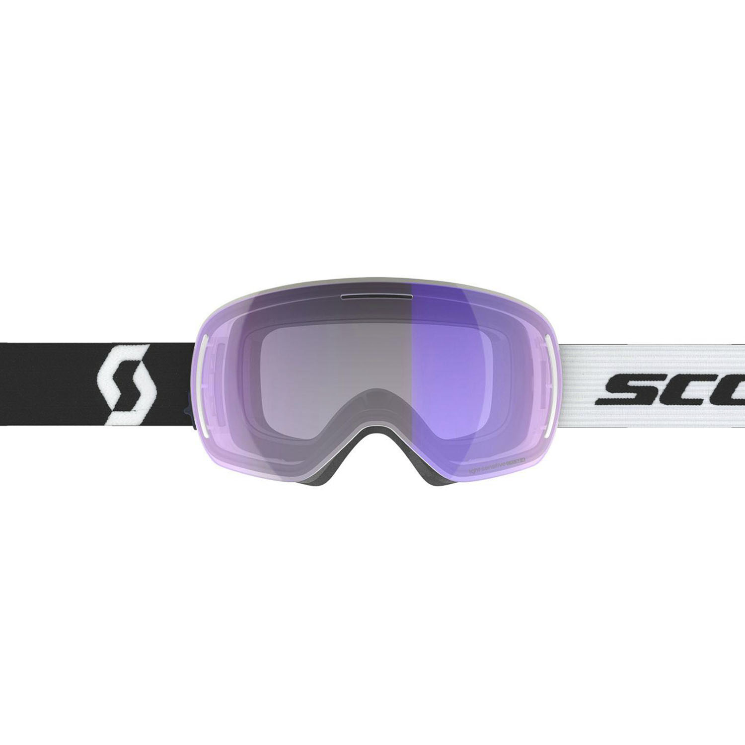 Очки горнолыжные SCOTT LCG Evo LS Team White/Black/Light Sensitive Blue Chrome