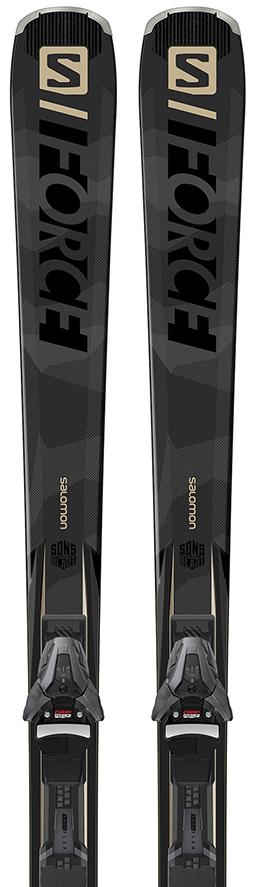 Горные лыжи с креплениями SALOMON 2020-21 E S/FORCE BOLD + Z12 GW Grey/Black F90