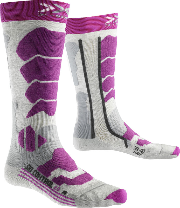 

Носки X-Bionic 2016-17 X-Socks Ski Control 2.0 Lady G731 / Серый
