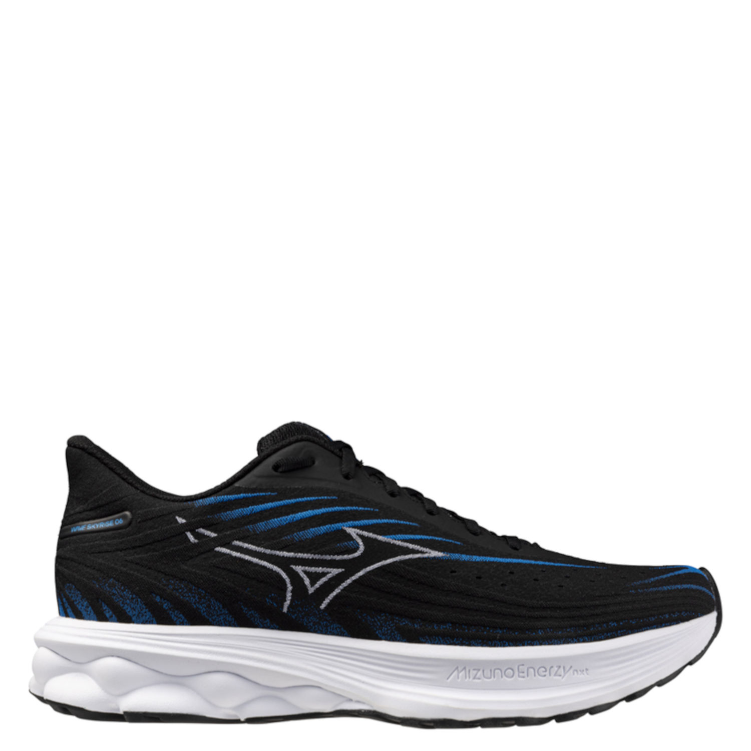 КроссовкимужскиеMizunoWaveSkyrise6Black/White/BluePace