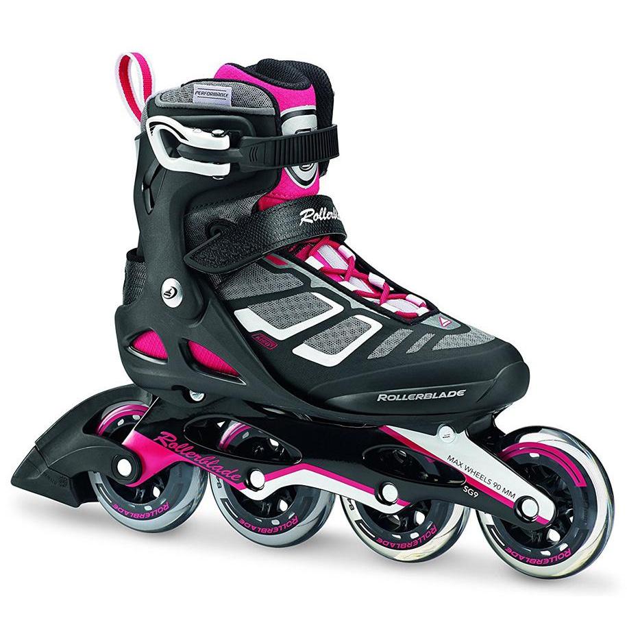 Роликовые Коньки Rollerblade 2017 Macroblade 90 W Black/cherry