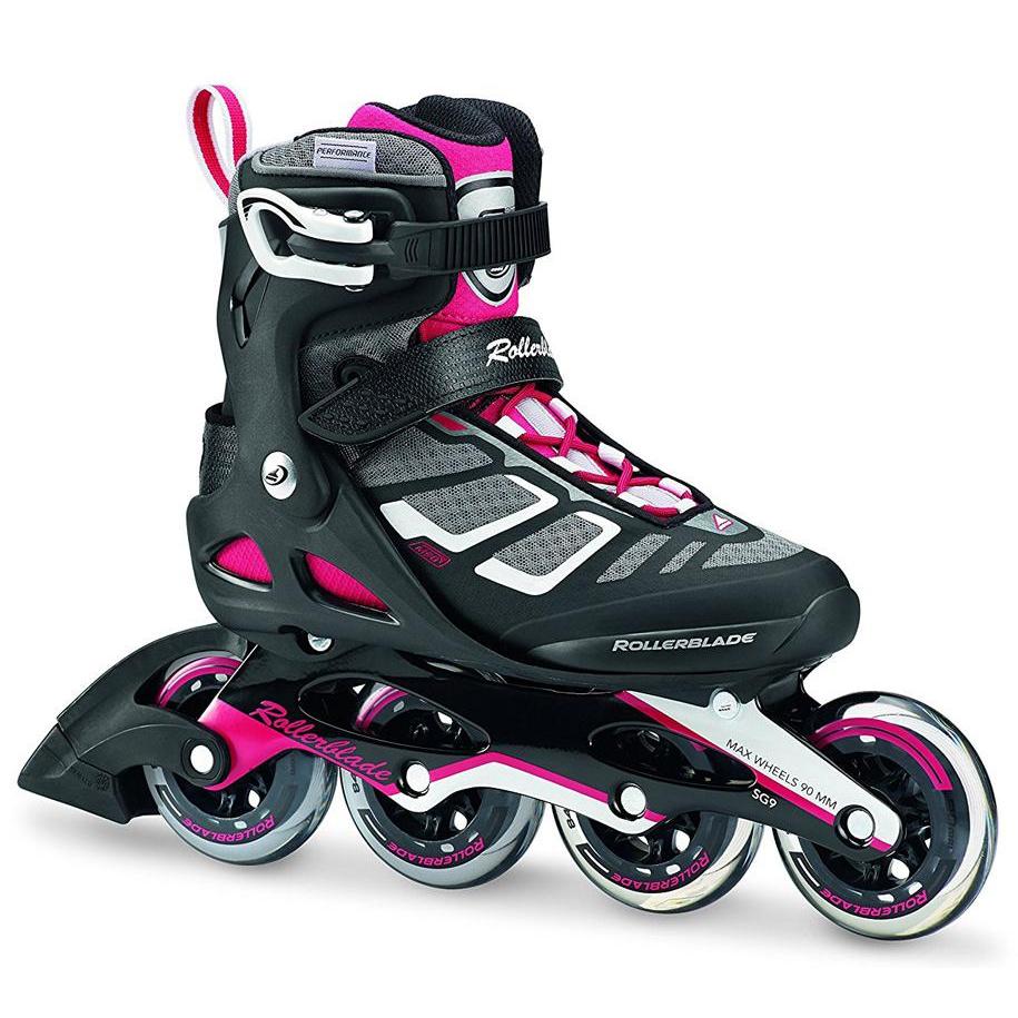 Роликовые коньки Rollerblade Macroblade 90 W Black/Cherry